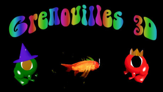 Grenouilles 3D banner image